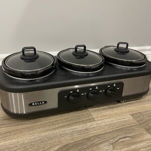 Bella Triple Slow Cooker